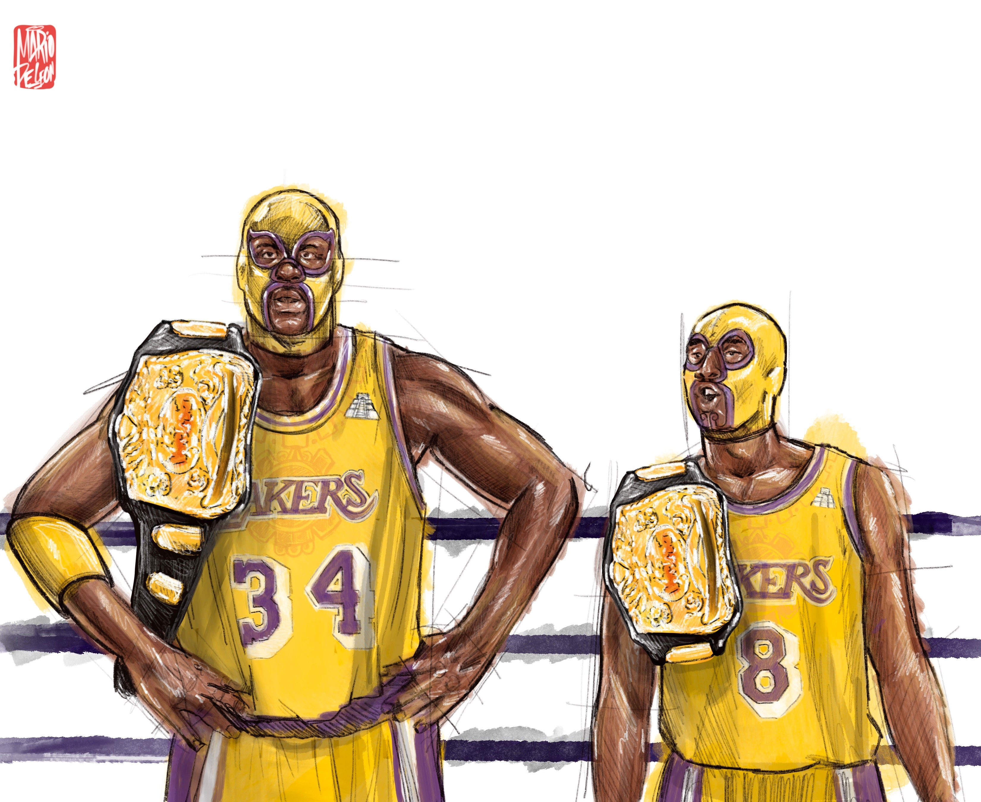 3X Tag Team Champion of The World — Art Print 8x10
